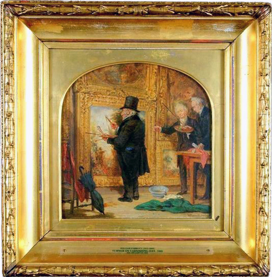Turner on Varnishing Day, circa 1846, by William Parrott, Guild of St George CGSG00741